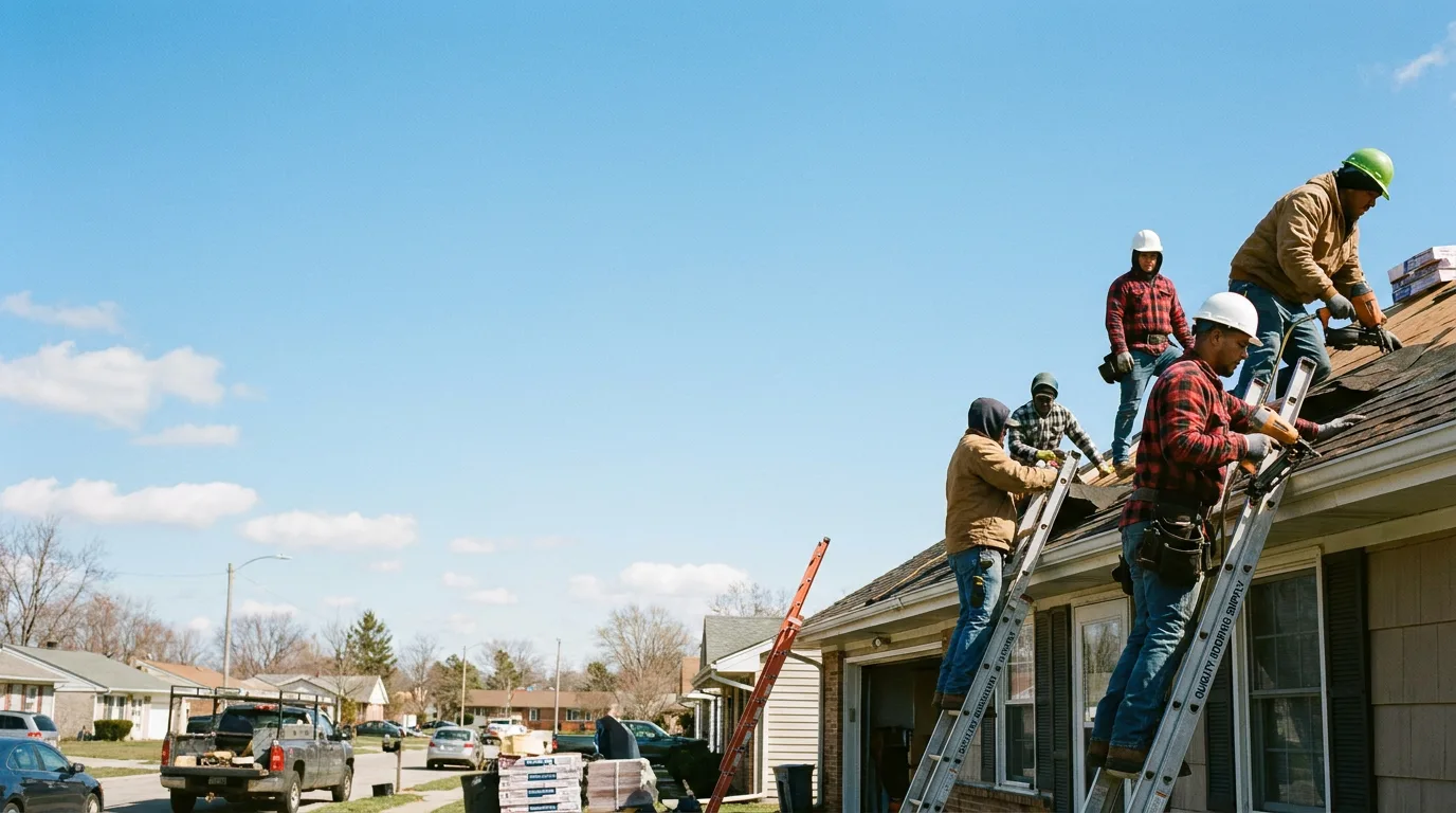 Roofing in Nebo, IL near me